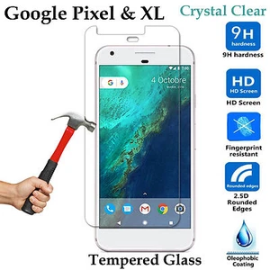 Premium Tempered Glass phone screen protector for Google Pixel & Pixel XL Front - Picture 1 of 6