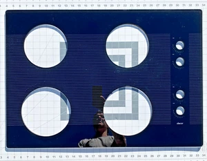 Placa de cocción Dacor GGC304 ~ Superficie de cocina de vidrio principal (negro) 86050B ~ Original OEM - Imagen 1 de 9