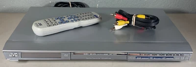 READ! Works! JVC XV-NP10 DVD Player w/ OEM Remote Super VCD CD Memory Card Play - Image 1 of 4