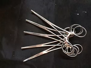 6,25 Zoll KELLY ZANGE gebogene hämostatische gezackte Backen Edelstahl 5er-Set - Bild 1 von 3