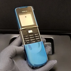 RARE New Nokia 8800d 8800 SIROCCO BLUE Limited Edition Full Housing Cover Cases - Picture 1 of 16