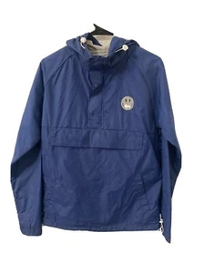RIPNDIP Mens Windbreaker Pullover Hooded Jacket Smiley Face Cat Size S small - Picture 1 of 3