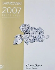 SWAROVSKI 2007 CRYSTAL Spring/Summer PRICE LIST PIC'S•PRICE•RETIRING•SCS Trilogy - Picture 1 of 2