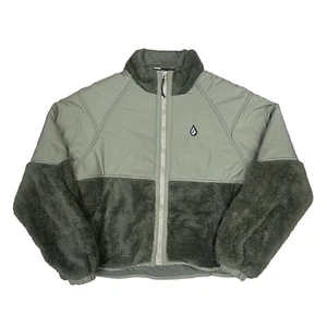 Brand New 2025 Volcom Womens Daphne Full Zip Jacket Lichen Green Size S - Picture 1 of 1
