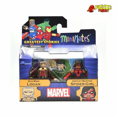 Marvel Minimates Series 74 Old Man Logan & Ashley Barton Spider-Girl Cover