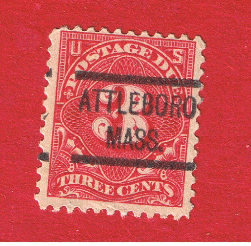 #J63   MF-VFLH OG   Postage Due w/ pre-cancel   Free S/H - Image 1 of 1