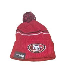 San Francisco 49ers New Era Logo Crisp Red OTC Beanie - Picture 1 of 3