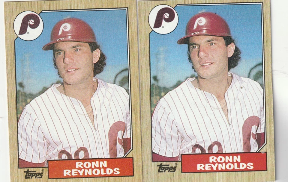 FREE SHIPPING-MINT-1987 Topps Ronn Reynolds #471 PLUS PHILLIES -2 CARDS - Image 1 of 1