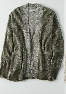 Neu mit Etikett American Eagle offene Strickjacke oliv Medium - Bild 1 von 1