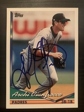 1994 Topps #704 Archi Cianfrocco San Diego Padres Signed Card Autographed