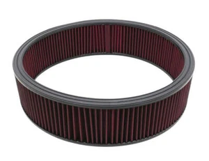 Filtro purificador de aire lavable reutilizable universal redondo 16" X 4" algodón rojo - Imagen 1 de 1