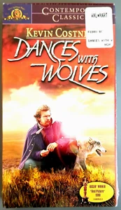 Dances with Wolves (VHS, 1999)(Westerns) Kevin Costner, NEW and SEALED! - Foto 1 di 6