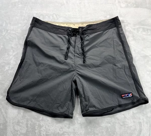 Patagonia Wavefarer Jakobsmuschelsaum Boardshorts Herren 38 Stretch grau/schwarz 7" Ins - Bild 1 von 10