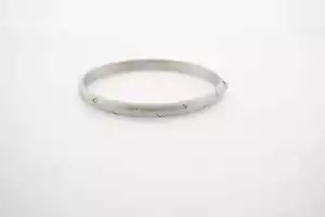 18k Yellow Gold Diamond Bangle Bracelet Estate Sale Vintage Style 0.40 TCW - Picture 1 of 7
