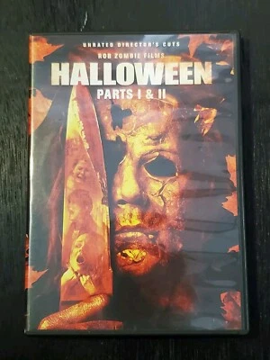 HALLOWEEN Part I & II (DVD) Rob Zombie Unrated Director's Cut 2007/2009 - Image 1 of 4