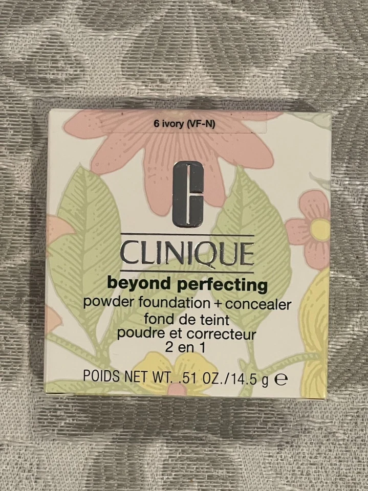 NEW Clinique Beyond Perfecting Powder Foundation + Concealer 06 Ivory 14.5g - Image 1 of 4