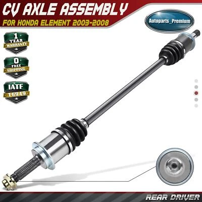 Conjunto de eje CV conductor trasero para Honda Element 2003-2008 L4 2,4 L deportivo utilitario Foto 1 de 4