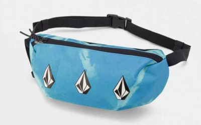 全新 VOLCOM 蓝色迷你腰部 Fanny Packable Hip Pack 肩带 — 第 1/4 张图片