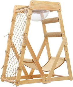 Wooden Cat Tree,Cat Tree House,Wooden Cat Climbing Tower  - Picture 1 of 11