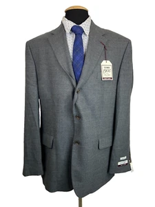 NEW JOS. A. BANK 1905 Mens Gray Athletic STRETCH Sport Coat Blazer Jacket 46R - Picture 1 of 13