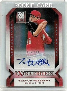 AUTÓGRAFO TREVOR WILLIAMS '13 PANINI ELITE XTRA EDICIÓN CERTIFICADO A PRESIÓN #/100 - Imagen 1 de 1