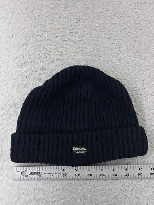 Gorro Thinsulate Toque Adulto Negro Tejido Aislamiento Forrado Acrílico Poliéster Foto 1 de 4