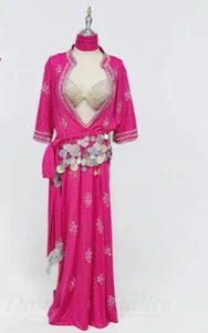 Belly Dance Performance Shaabi Baladi Robe Women Saidi Competiton Dresses - Picture 1 of 5