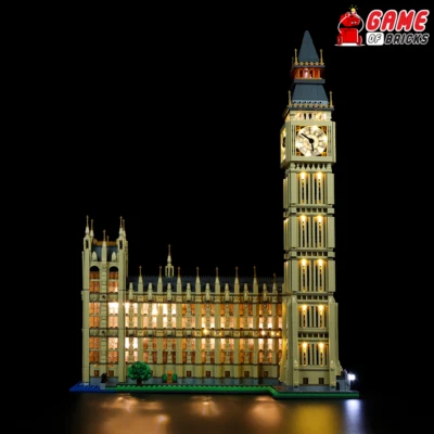 LED Light Kit for Big Ben - Compatible with LEGO® 10253 Set (Classic) - Image 1 of 4