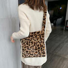 Plush material, fashion leopard, Autumn winter shopping bag