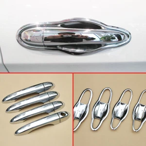 Chrome Door Handle Bowl Cup Guard Trim Cover Modified For Jeep Cherokee KL 14-21 - Picture 1 of 6