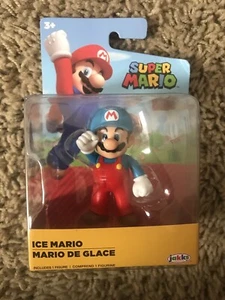 World of Nintendo Ice Mario 2,5" Super Mario Figur Jakks Pacific Wave 20 - Neu - Bild 1 von 3