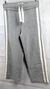 The Childrens Place girls Gray white Fleece Lounge Pants Size Medium 7/8 Comfy - Picture 1 of 6