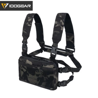 IDOGEAR KGR Tatcical Chest Rig Vest Hunting Chest Rig Bag MOLLE with Mag Pouch - Image 1 of 4