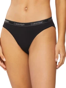 NwT Calvin Klein Women's (MEDIUM) Cotton Essentials Bikini QD3749-001 - Picture 1 of 3