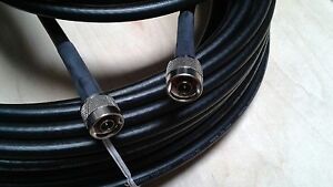 US  MADE    LMR-400  25 FT  N male to N  male  COAX CABLE  Antenna  (CNT-400)