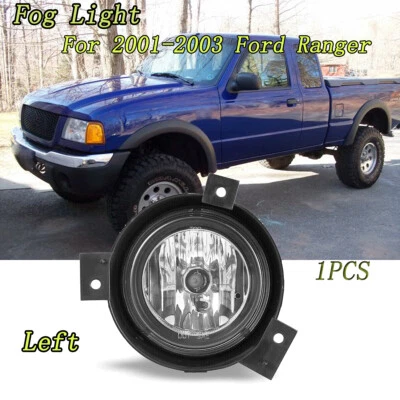 Fog Lights For 2001-2003 Ford Ranger Front Bumper Lamp Clear Lens Left Light US - Image 1 of 4