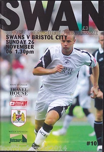 2006/07 SWANSEA CITY V BRISTOL CITY 26-11-2006 League 1 - Picture 1 of 1