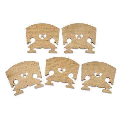 5 pcs x viola bridges Baroque style Maple wood Viola parts for replacement - Image 1 of 4