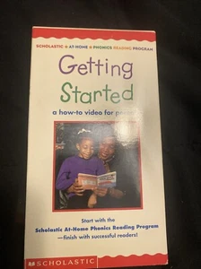 Getting Started: A How-To Video For Parents VHS - Picture 1 of 1