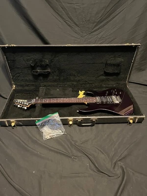 Guitarra Hamer Chaparral 1989 EE. UU. - Sustainiac en brillo púrpura con estuche rígido original Foto 1 de 4