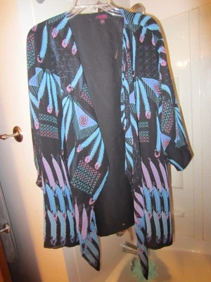 NWOT women's open front short sleeve cardigan Zanola Rhodes for Simple Be Sz 22 - Image 1 of 4