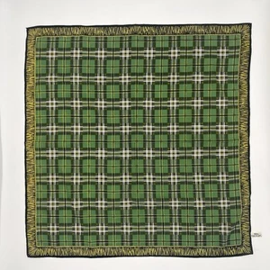 Sciarpa antipioggia Totes retrò vintage verde giallo a quadri sciarpa idrorepellente - Foto 1 di 5