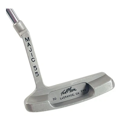 Tad Moore Putter Majic 55 1st Production 1998 Blade Insert Steel 35" RH Original - Image 1 of 4