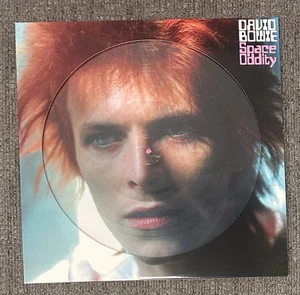 David Bowie SPACE ODDITY LP PICTURE DISC 2019 UK Import w/ Poster & Lyrics Sheet - Picture 1 of 4