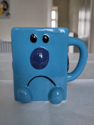 Mr. Grumpy blue cube character mug - Image 1 of 4