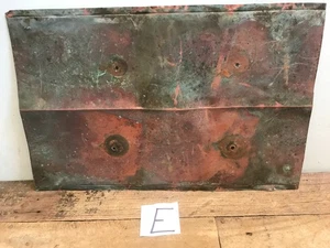 Sheet Copper 18" x 11 3/4" Natural Patina Colors Verdigris gauge 24 (E) - Picture 1 of 7