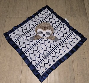Cloud Island Sloth Lovey Security Blanket Plush Baby White Blue Soft Toy 2020 - Picture 1 of 7