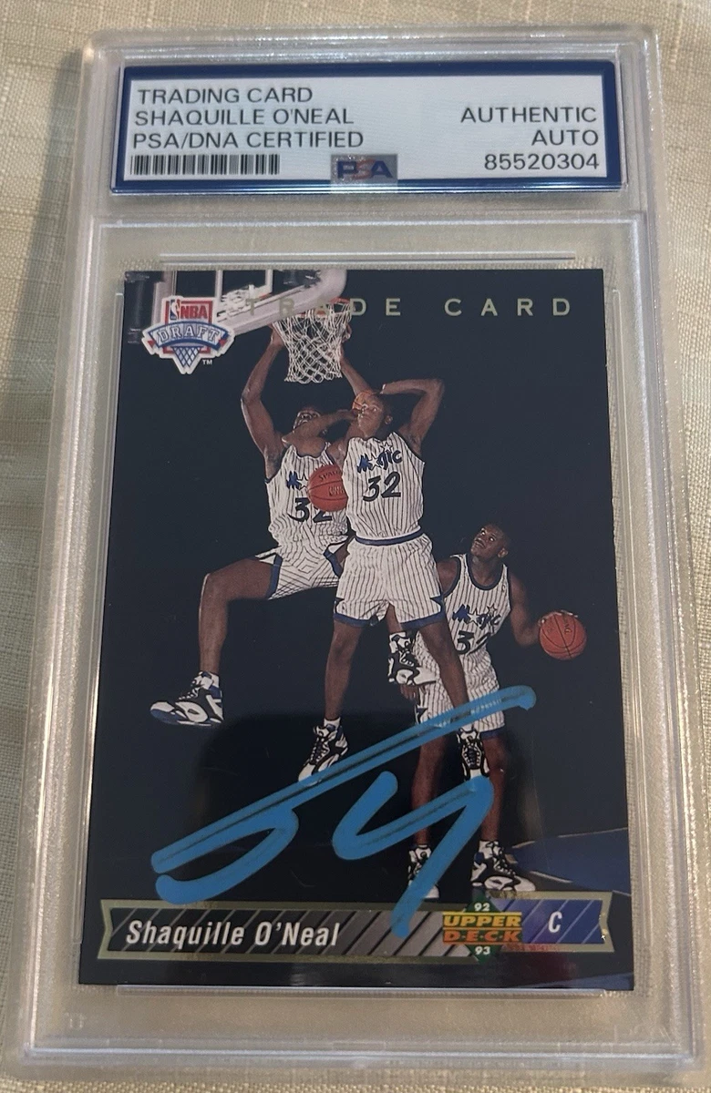 Shaquille O'Neal Basketball Original Autographed Sports Trading
