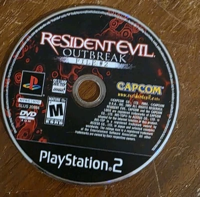 Resident Evil Outbreak File #2 PS2 PlayStation 2 2005 UNTESTED DISC ONLY AS IS - Image 1 of 4