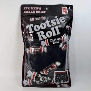 TOOTSIE ROLL Candy Novelty Boxer Briefs Fun Crazy Gag Gift Men's Size M 32-34 - Picture 1 of 7